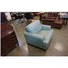Image 2 : LEATHER LOOK OVERSIZED ARMCHAIR