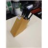 Image 1 : KNIFE BLOCK WITH J A HENKELS KNIVES
