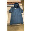 Image 1 : LINDA LUNDSTROM BLUE WOOL PARKA  SIZE MEDIUM