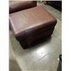Image 2 : STUDDED ARMCHAIR AND OTTOMAN