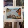 Image 16 : LOT OF HISTORICAL BUILDING PRINTS AND TOTEM POLE PRINT