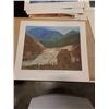Image 17 : LOT OF HISTORICAL BUILDING PRINTS AND TOTEM POLE PRINT
