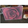 Image 2 : LARGE ROSE PRINT AND ABSTRACT PRINT