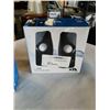 Image 2 : TWO AS NEW CYBER ACOUSTICS CA-2050 POWERED SPEAKER SYSTEM