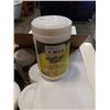 Image 2 : 2 CASES OF NEW BRANDT AND MED SANITIZING WIPES 4 TUBS PER BOX