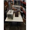 Image 1 : HAMILTON BEACH SLOW COOKER, VERSAVAC 2 AIR PURIFIER AND WOOD KNIFE BLOCK