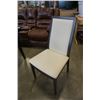 Image 8 : CALLIGARIS GLASSTOP DINING TABLE WITH LEAF AND 2 CHAIRS