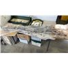 Image 2 : 5FT DECORATIVE METAL CANDLE HOLDER WITH COAT HOOK, SHELVING UNIT AND FISHING SIGN