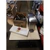 Image 1 : STAINLESS WASTE BIN WITH BOX OF COOKWARE AND NEW BOWL SET
