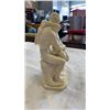 Image 10 : 2 CAST ITALIAN FIGURES AND CERAMIC VASE