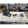 Image 1 : 2 METAL EASTERN HORSE DRAWN CART FIGURES