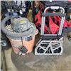 Image 1 : RIDGID 16 GALLON WET DRY SHOP VAC WORKING WITH FOLDING DOLLY