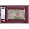 Image 2 : Harry Houdini Signed & Framed 2.5x4 Society Of American Magicians Id Card (Beckett)