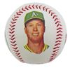 Image 2 : MARK MCGWIRE SIGNED OAKLAND A'S STAT BALL (BECKETT COA)