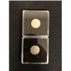 Image 1 : NEWFOUNDLAND  1941 AND 1942 CANADIAN SILVER DIMES LOT .925 SILVER