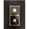 Image 1 : 1943 NEWFOUNDLAND SILVER DIME AND NICKEL UNC .925 SILVER