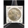 Image 1 : 1925 UNCIRCULATED US PEACE SILVER DOLLAR