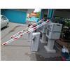 Image 2 : Qty 2 MHTIA MicroDrive Magnetic Access Barrier Gate Arms w/ Card Processor w/ Receiving Antennas