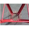 Image 10 : Multiple Stools / Low Tables: Plastic, Wood Top, Red Metal Legged, etc