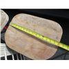 Image 14 : Multiple Stools / Low Tables: Plastic, Wood Top, Red Metal Legged, etc