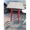 Image 3 : Multiple Stools / Low Tables: Plastic, Wood Top, Red Metal Legged, etc