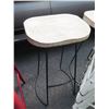 Image 5 : Multiple Stools / Low Tables: Plastic, Wood Top, Red Metal Legged, etc