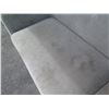 Image 8 : Gray 2-Seat Chaise Couch & Wooden Table w/ Metal Legs
