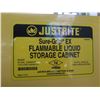 Image 3 : Justrite Metal Yellow Sure-Grip Flammable Liquid 2 Door Storge Cabinet