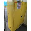 Image 7 : Justrite Metal Yellow Sure-Grip Flammable Liquid 2 Door Storge Cabinet