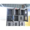 Image 2 : Metal 18 Compartment Storage Locker w/ Vented Doors