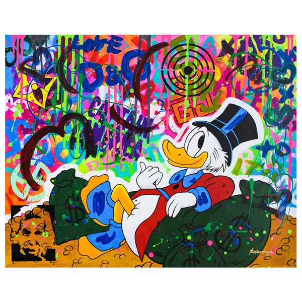 Nastya Rovenskaya- Mixed Media "The Heist"