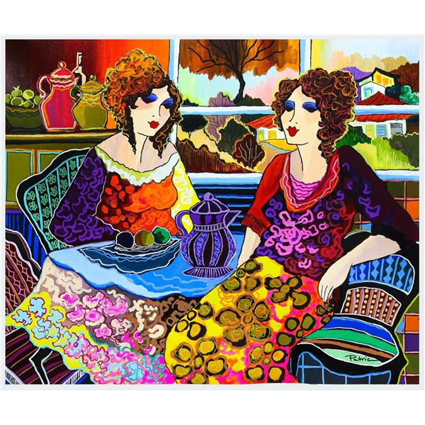 Patricia Govezensky- Original Acrylic on Canvas "Chillin"