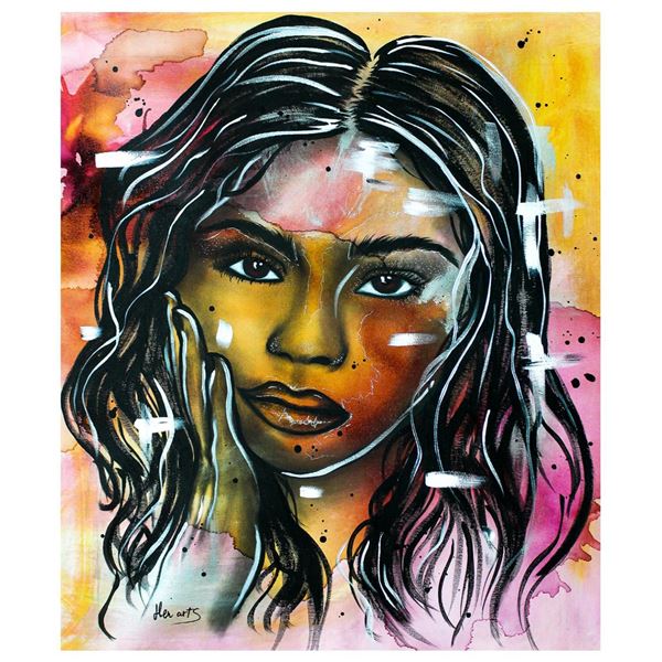 Hen Maman- Original Painting on Canvas "Manon"