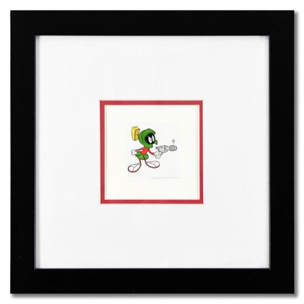 "Marvin the Martian" Framed Limited Edition Etching with Hand-Tinted Color Numbered with Letter of A