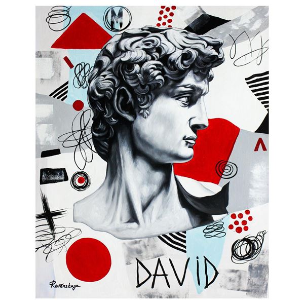 Nastya Rovenskaya- Original Oil on Canvas "David"