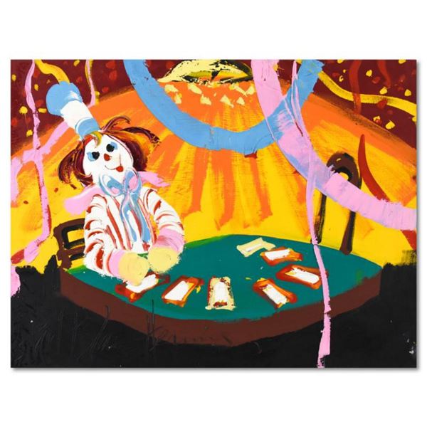 Paul Blaine Henrie (1932-1999), "Blackjack Beats 21" Hand Signed Original Painting on Canvas (30"x40