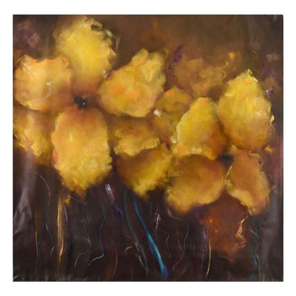 Victoria Montesinos, Original Oil Painting on Canvas (54" x 54"), Hand Signed with Letter of Authent