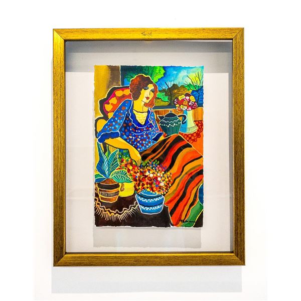 Patricia Govezensky- Original Watercolor "Nasrin"