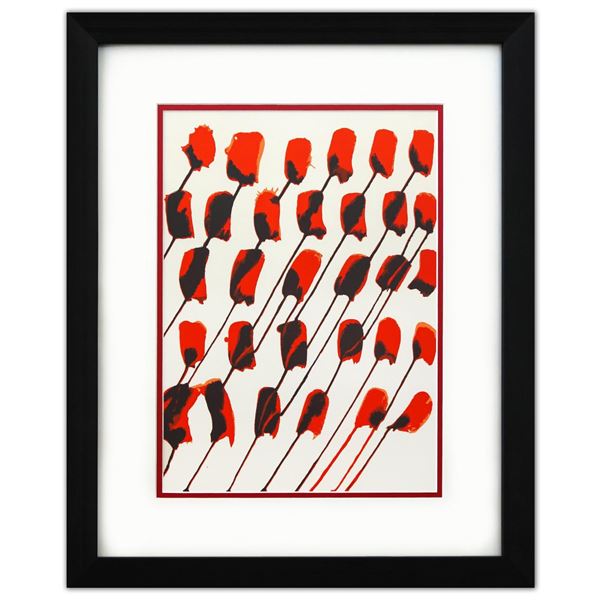 Alexander Calder- Lithograph "DLM156 - COMPOSITION TACHES ROUGES"