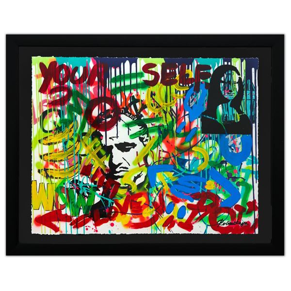 Nastya Rovenskaya- Original Mixed Media on Paper "Life Lessons"