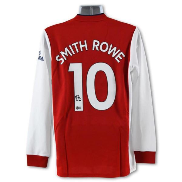 Arsenal Jersey Autographed by Professional Footballer, Emile Smith-Rowe with Certificate of Authenti
