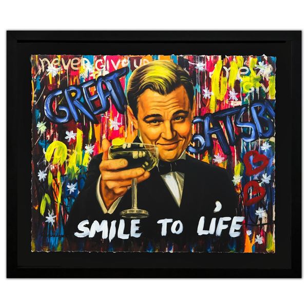 Nastya Rovenskaya- Original Mixed Media on Paper "The Great Gatsby"