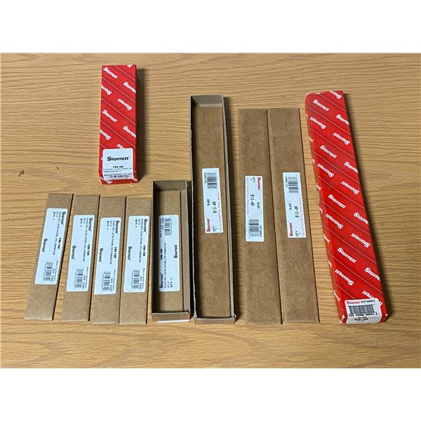 Lot of (8) Starrett Blades