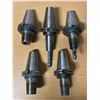 Image 2 : Lot of (5) SRKIN CAT50 Tool Holders