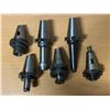 Image 2 : Lot of (6) Lyndex CAT50 Tool Holders