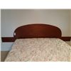Image 2 : King Size Teak Headboard & Bed C
