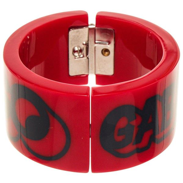 Chanel Red Coco Gabrielle Cham Bracelet