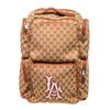 Image 1 : Gucci Red Canvas Large GG LA Backpack Bag