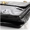 Image 9 : Chanel Vintage Front Pocket Chain Tote Patent Medium Black