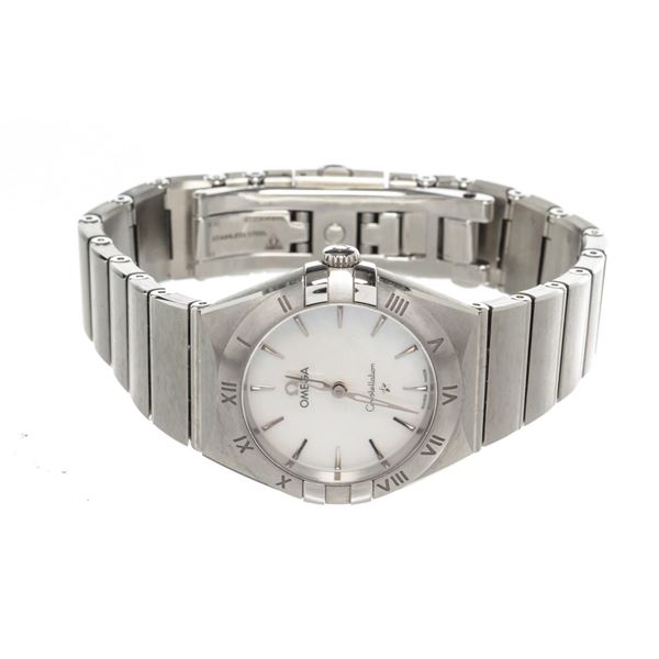 Omega Silver Constellation Quadrella Watch